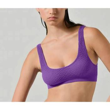 BMYMOON Top Oceano bikini top - Purple (Violet)