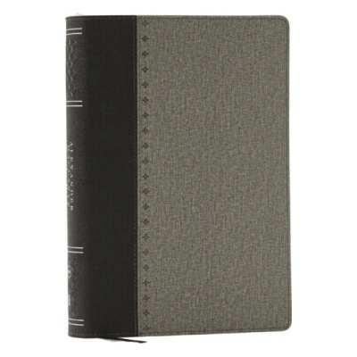 Alexander Maclaren Study Bible: Encouragement and Insights for a Christ-Centered Life (NKJV, Black/Gray Leathersoft, Comfort Print) - Thomas Nelson