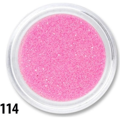 Glitrový prach na nechty ružový 114