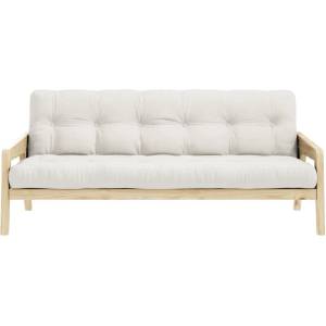 Karup Design Бял/бежов разтегателен диван 204 cm Grab - Karup Design (132101701)