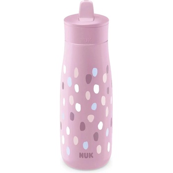 Nuk Спортна чаша NUK - Mini-Mi, PP, 450 ml, лилава на точки (10225327)