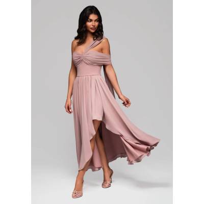 Edoti Evening dress LA-OM-DL ružová