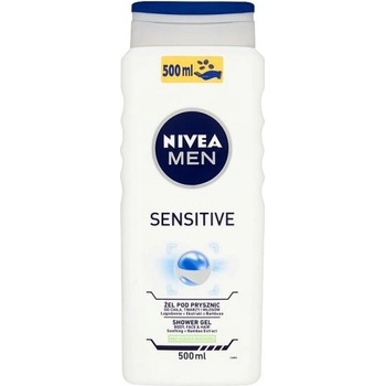 Nivea Men Sensitive sprchový gél 12 x 500 ml