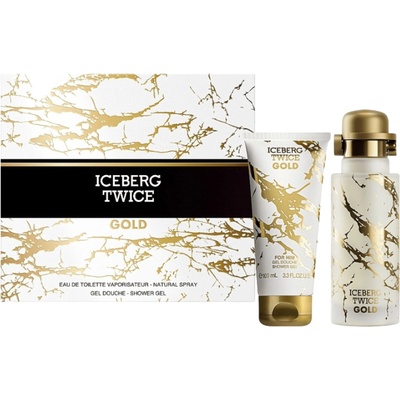 Iceberg Twice Gold Gift Set - EDT 125 ml + Shower Gel 100 ml за мъже