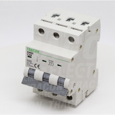 Tracon 4A/3P C 6kA EVOZ3C4