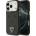GUESS PU Leather 4G Strass Triangle Logo Gold Frame MagSafe Задний Чехол за iPhone 17 Pro Black Guess | Cheren | МЪЖЕ | UNI