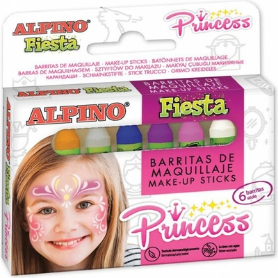 Alpino Fiesta Princess farby na tvár 6 farieb