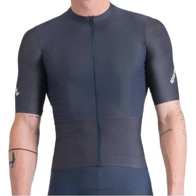 Sportful Мъжка фланелка с къс ръкав за колоездене Sportful Hyperepic Jersey Cycling jersey - Galaxy Blue - размер M (056-3896-0313)