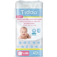 Tidoo Care BIO Ultra jemné bavlněné čisticí tampony 50 ks