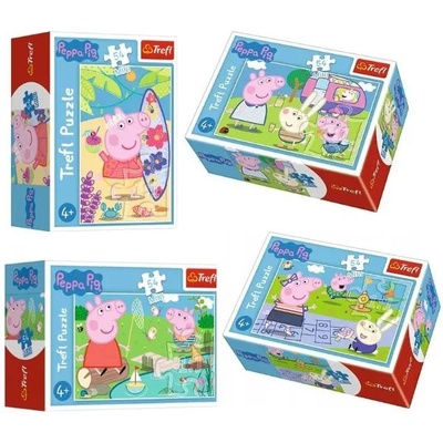 Trefl Пепа Пиг: Щастливият ден на Пепа - мини пъзел с 54 части - различни (54169)