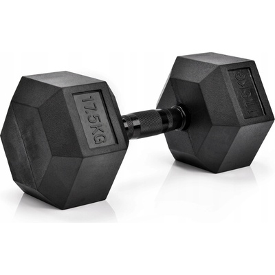 Meteor Potažené pogumované jednoruční činky 1 x 17,5 kg
