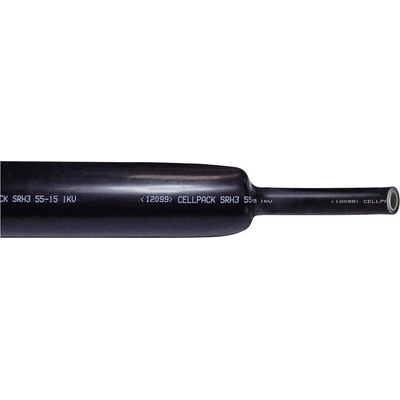 CellPack 127425 zmršťovacia bužírka s lepidlom čierna 56 mm 16 mm Pomer zmrštenia:3:1 1 ks