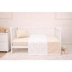 Babyhome Бебешки спален комплект 60/120 см. Цвят СИВ (yuar7)