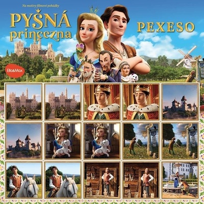 Pexeso na motivy filmové pohádky Pyšná princezna