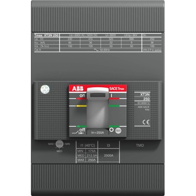 ABB АВТ. ПРЕКЪСВАЧ xt3n 250 tmd 200-2000 3pff 200a (m518432)