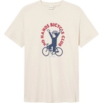 DEDICATED Мъжка тениска DEDICATED T-Shirt Stockholm No Hands T-shirt - Oat White (216-6683-0114)