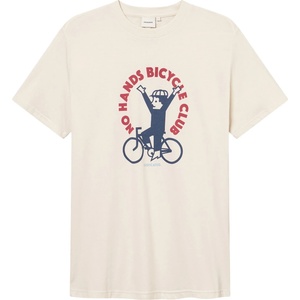 DEDICATED Мъжка тениска DEDICATED T-Shirt Stockholm No Hands T-shirt - Oat White (216-6683-0114)