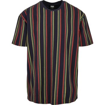 Image 1 of Urban Classics Мъжка тениска на райета в синьо Urban Classics Printed Oversized RetroUB-TB3693-02667 - Син, размер XL