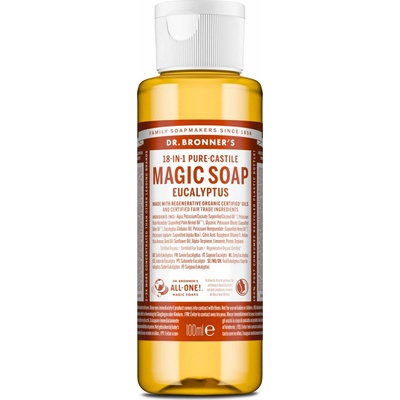 Dr. Bronner’s tekuté univerzálne mydlo eucalyptus 100 ml