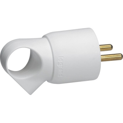 Legrand Щепсел бял 2P+T 16A френски с ринг - 050420 (050420)