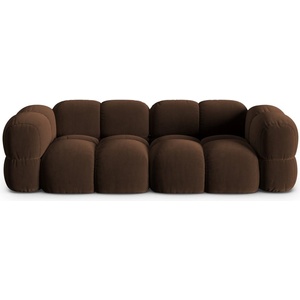 Cosmopolitan Design Тъмнокафяв кадифен диван 250 cm Loretto - Cosmopolitan Design (COS_4S_120_F1_LORETTO3)