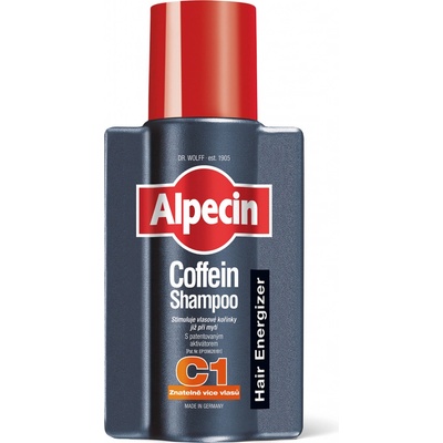 Alpecin C1 kofeinový šampón pre znateľne viac vlasov cestovné balenie 75 ml