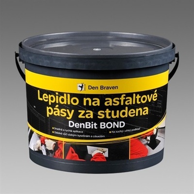 DEN BRAVEN Lepidlo na asfaltové pásy za studena DenBit BOND 5kg