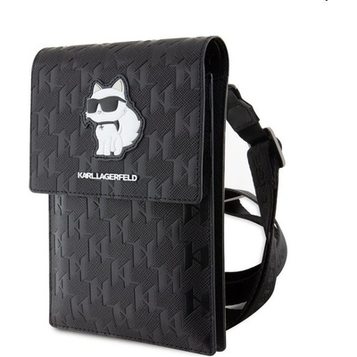 Karl Lagerfeld Saffiano Monogram Choupette NFT černé – Zboží Živě