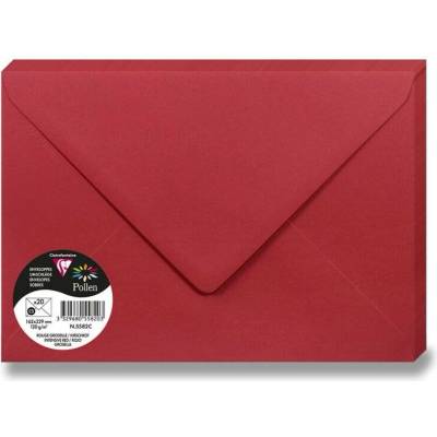 Barevná obálka Clairefontaine C5 120 g [1 ks] Varianta: červená