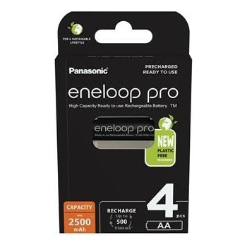 Panasonic Батерия Panasonic Eneloop Pro 1.2V AA 2500mAh (4бр. ) (BK3HCDE-4BE-N) (BK3HCDE-4BE-N)