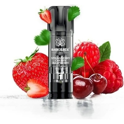 Bar Juice 5000 Pod Strawberry Cherry Raspberry 20 mg 600 potáhnutí 2 ks