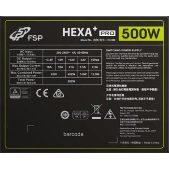 FSP HEXA+ Pro 500W (PPA5008500)