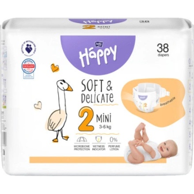 Happy Mimi Bella 2 od 3 do 6 kg 38 ks