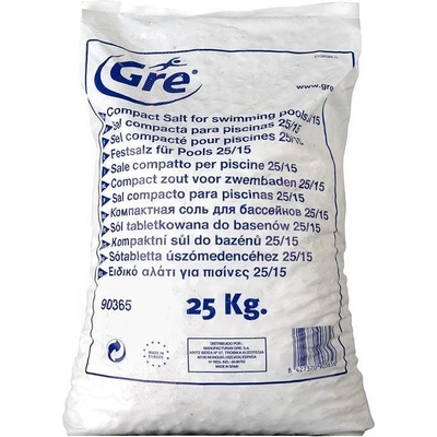 Manufacturas GRE Техническа сол на гранули за солна електролиза 25 кг | gre (90366)