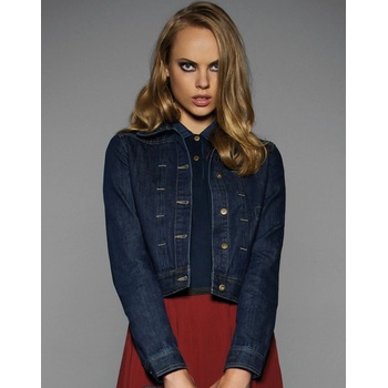 B&C Dámska džínsová bunda Trucker modrá