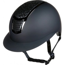 HKM Helma jezdecká Glamour Shield černá