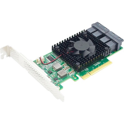 LR-Link LRNV9347L-4I - Адаптер PCIe Express 3.0x8 към 4xU. 2 (SFF-8643) NVMe (LRNV9347L-4I)
