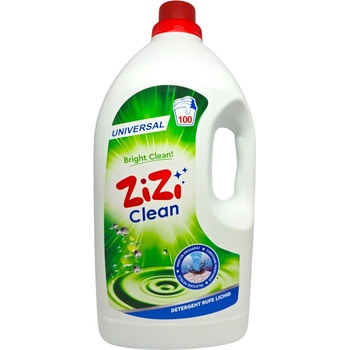 Zizi clean течен перилен препарат, 4 литра, 100 пранета, Универсално пране