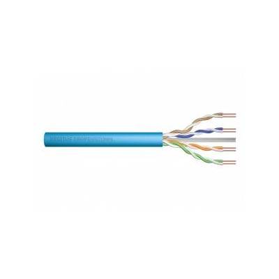 DIGITUS Cat. 6a cable, U/UTP, Dca, AWG 23/1, LSOH, 100m, blue, oiled