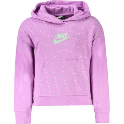 Nike Спортен суичър с цип за момичета nike, Размер 4a, Цвят (36j048_viviolet)