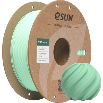 eSUN PETG-Matte Mint Green - 1, 75 mm / 1000 g (PETG-MT175O-MG1P1)