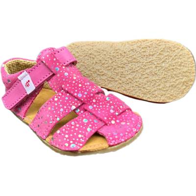 Ef Barefoot letní sandálky Tmavě růžová