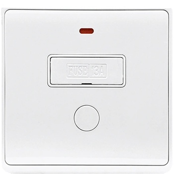 ELMARK London КАБЕЛЕН ИЗХОД С ПРЕДПАЗИТЕЛ СВЕТЕЩ БЯЛ (190884/wh)