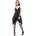 Devil fashion дамска рокля DEVIL FASHION - Black Gothic Punk Sexy - SKT214