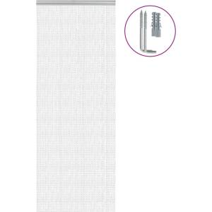 vidaXL Мрежа за врата с верижки, 80x221 см, алуминий (4010010)