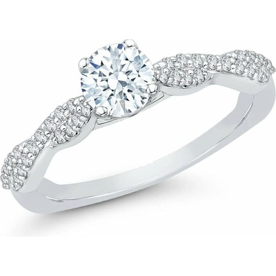 Eppi proplétaný zásnubní prsten s diamanty Minna RE37840