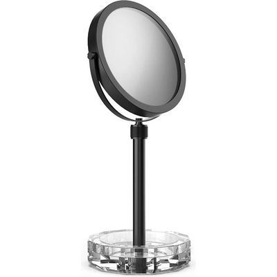 Decor Walther Козметично огледалце Kristall с прозрачна основа черен мат (0942156)