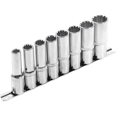 Kľúče nástrčné predĺžené MultiLock 1/2'' 10-22mm CrV EXTOL PREMIUM