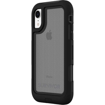 Griffin Survivor Extreme - защита от най-висок клас за iPhone XR (черен-прозрачен)