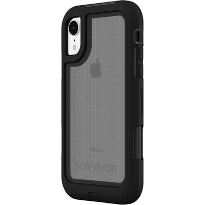 Griffin Survivor Extreme - защита от най-висок клас за iPhone XR (черен-прозрачен)